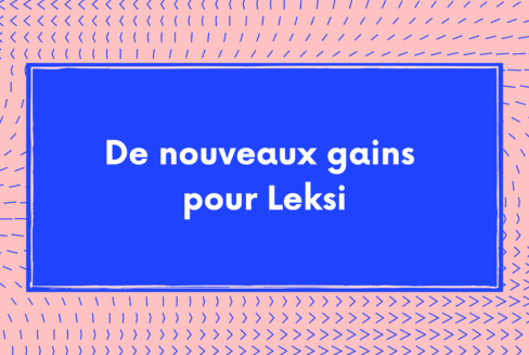 Image rose et bleue " de nouveaux gains pour leksi"